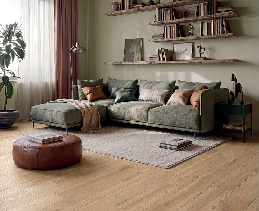 The warmth of oak, the pleasure of feeling at home