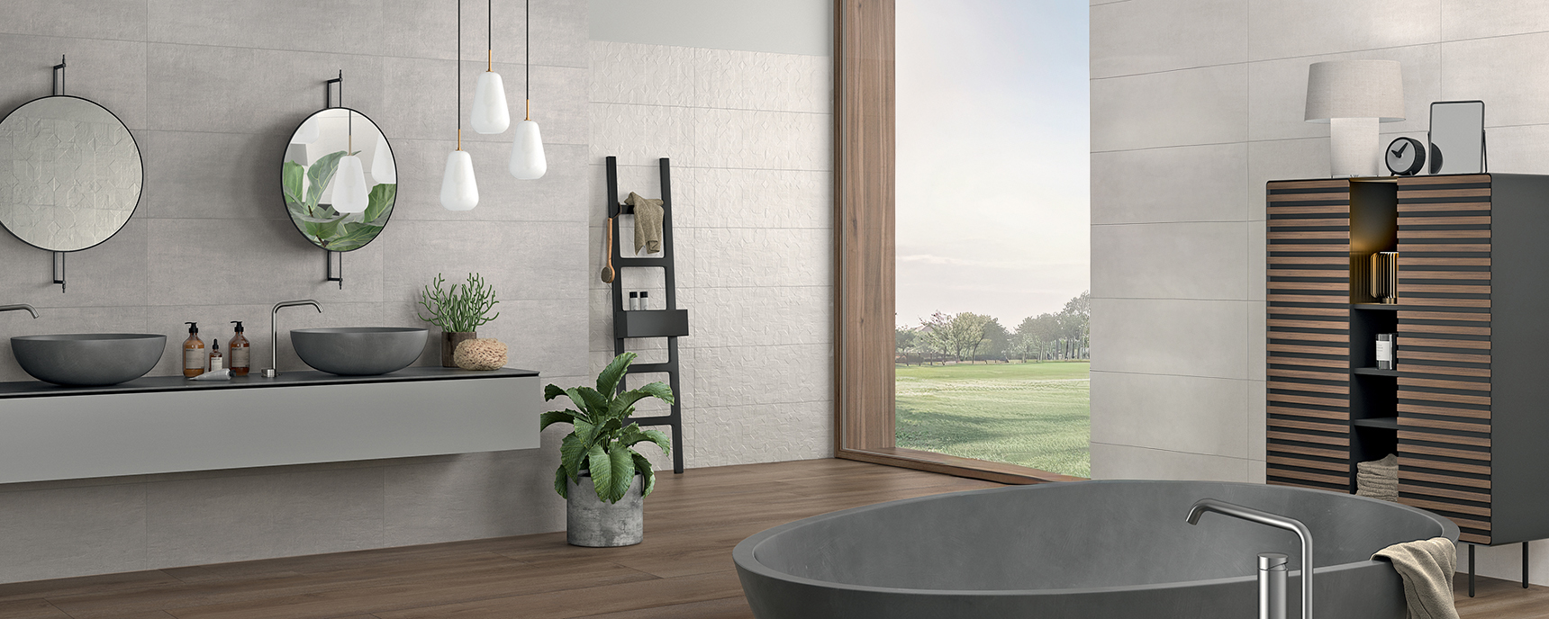 Bathroom cladding height: solutions and ideas