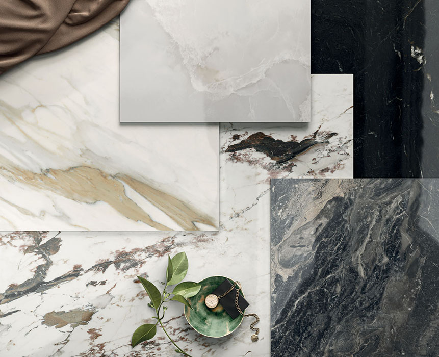 Dynamic and dramatic marble patterns